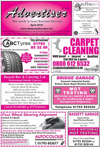 The Local Advertiser Wootton Bassett April 2016