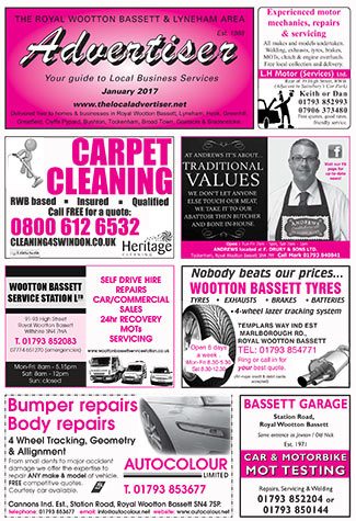 RWB and Lyneham advertiser Jan 2017