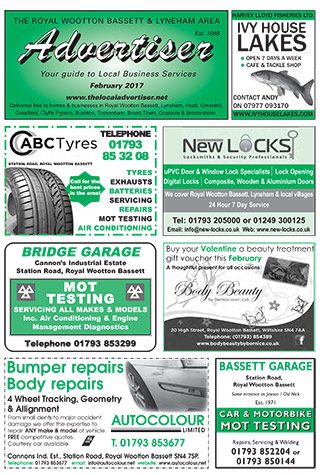 Local Advertiser Wootton Bassett Feb 2017